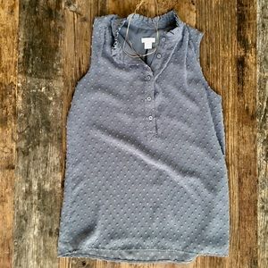 J.Crew dotted tank with silk lining -sm